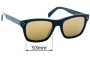 Sunglass Fix Ersatzgläser für Celine CL 50079I - 53mm Wide 