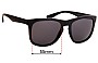 Sunglass Fix Replacement Lenses for Armani Exchange AX 4058S  - 55mm Wide 