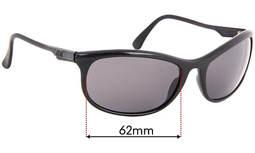 Sunglass Fix Replacement Lenses for Arnette Big Deal - 62mm Wide Arnette Big Deal Replacement Lenses 62mm wide