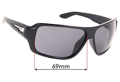 Arnette Bluto AN4136 Replacement Lenses 69mm wide 