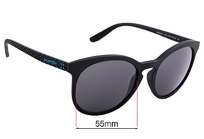 Arnette Chenga R AN4241 Replacement Lenses 55mm wide 
