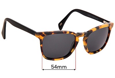 Bill Bass Pepe Replacement Lenses 54mm wide 