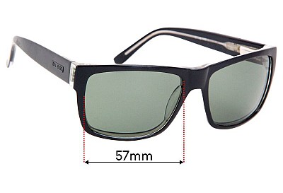 Bill Bass Yves Replacement Lenses 57mm wide 