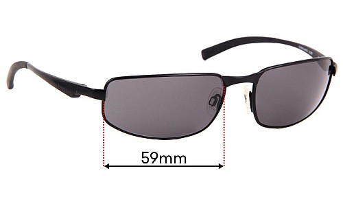 Sunglass Fix Lentes de Repuesto para Bolle Everglades - 59mm Wide 