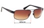 Sunglass Fix Ersatzgläser für Bolle Lexington - 64mm Wide 