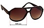 Sunglass Fix Replacement Lenses for Burberry B 4091 - 59mm Wide 