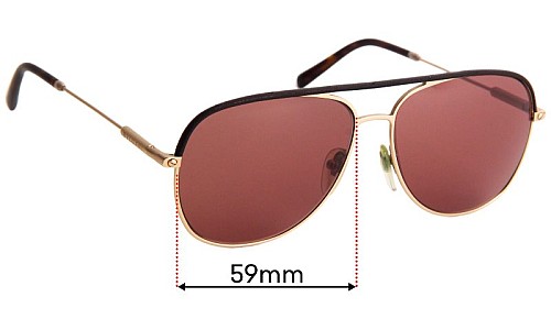 Sunglass Fix Lentes de Repuesto para Bvlgari 5047-Q - 59mm Wide 