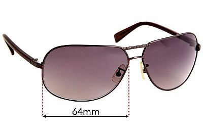 Calvin Klein CK1088S Replacement Lenses 64mm wide 