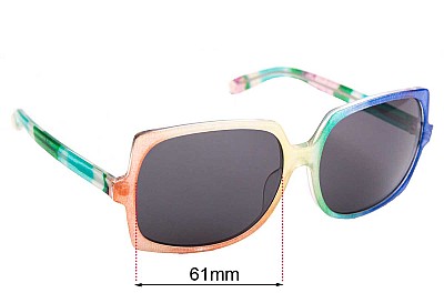 Camilla Unknown Replacement Lenses 61mm wide 