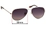 Sunglass Fix Replacement Lenses for Cancer Council Pokolbin - 58mm Wide 