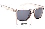 Sunglass Fix Replacement Lenses for Cancer Council Bondi - 58mm Wide 