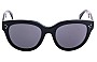 Celine CL 41755 Replacement Sunglass Lenses - 55mm Wide Front View 