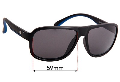 Champion CU6054  Replacement Lenses 59mm wide 