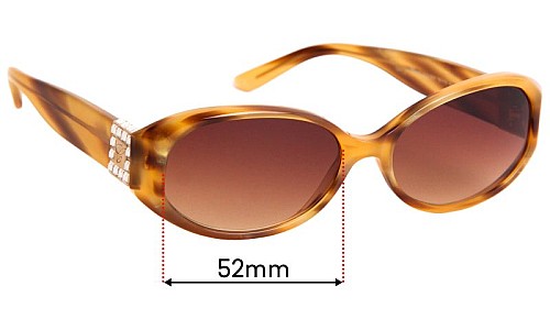 Sunglass Fix Lentilles de Remplacement pour Chopard SCH 026S - 52mm Wide 
