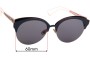 Sunglass Fix Ersatzgläser für Christian Dior Diorama Club - 60mm Wide 