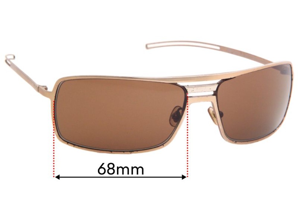 Sunglass Fix Lentes de Repuesto para Christian Dior 0101 - 68mm Wide Sunglass Fix Lentes de Repuesto para Christian Dior 0101 - 68mm Wide