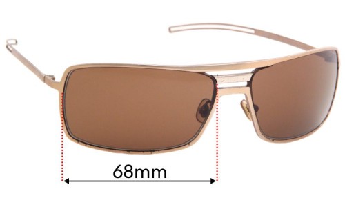 Sunglass Fix Lentes de Repuesto para Christian Dior 0101 - 68mm Wide Sunglass Fix Lentes de Repuesto para Christian Dior 0101 - 68mm Wide