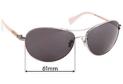 Coach HC7006 Allegra Lentes de Repuesto 61mm wide 