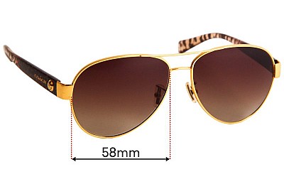 Coach HC7063 Lentilles de Remplacement 58mm wide 