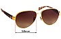 Sunglass Fix Ersatzgläser für Coach HC7063 - 58mm Wide 