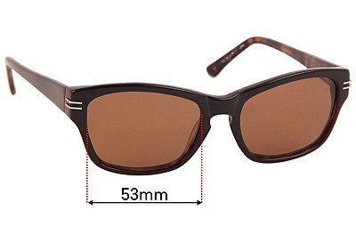 Country Road CR Sun Rx 08 Lentilles de Remplacement 53mm wide 