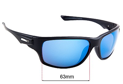 Dirty Dog Ice Ersatzlinsen 63mm wide 