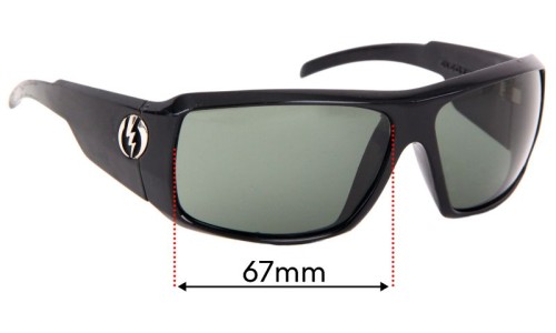 Electric Kyle Busch KB1 Ersatzlinsen 67mm wide 