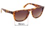 Sunglass Fix Replacement Lenses for Electric Leadfoot - 55mm Wide 