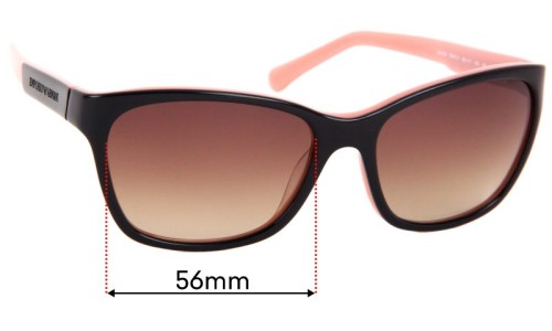 Sunglass Fix Replacement Lenses for Emporio Armani EA4004 - 56mm Wide 