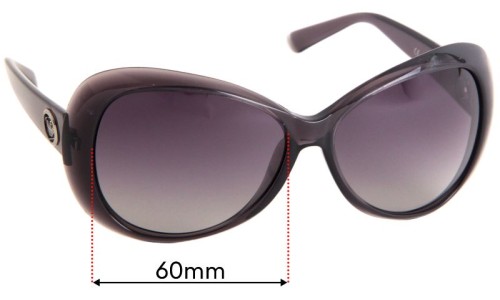Sunglass Fix Replacement Lenses for Emporio Armani EA9494/F/S - 60mm Wide 