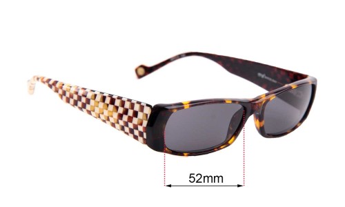 Etnia Barcelona  Los Angeles Ersatzlinsen 52mm wide 