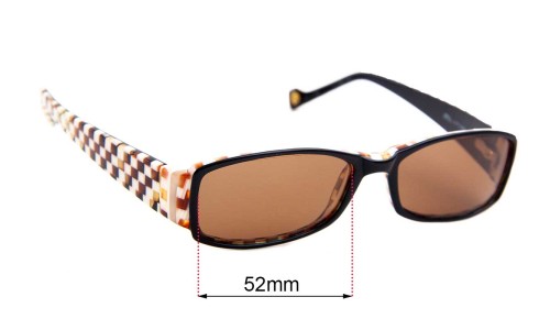 Sunglass Fix Ersatzgläser für Etnia Barcelona Noosa - 52mm Wide 