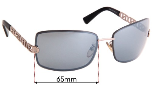 Sunglass Fix Ersatzgläser für Fendi FS 469 - 65mm Wide 