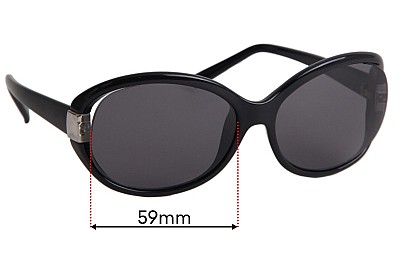 Fendi FS 5152 Replacement Lenses 59mm wide 