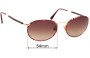 Sunglass Fix Ersatzgläser für Giorgio Armani 653 - 54mm Wide 