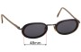 Sunglass Fix Ersatzgläser für Giorgio Armani 672 - 48mm Wide 