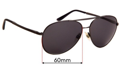 Sunglass Fix Replacement Lenses for Giorgio Armani AR 6030 - 60mm Wide Sunglass Fix Replacement Lenses for Giorgio Armani AR 6030 - 60mm Wide