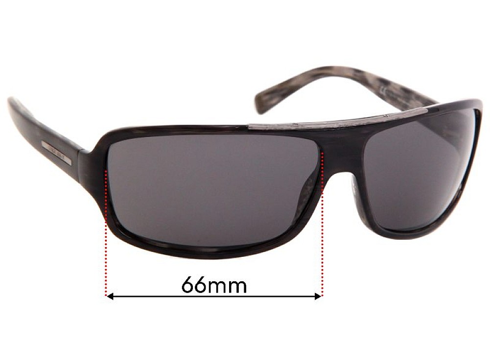 Sunglass Fix Lentes de Repuesto para Giorgio Armani GA 453/S - 66mm Wide Sunglass Fix Lentes de Repuesto para Giorgio Armani GA 453/S - 66mm Wide