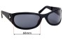 Sunglass Fix Lentes de Repuesto para Gucci GG2755/S  - 66mm Wide 