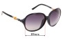 Sunglass Fix Lentes de Repuesto para Gucci GG3210/K/S - 59mm Wide 