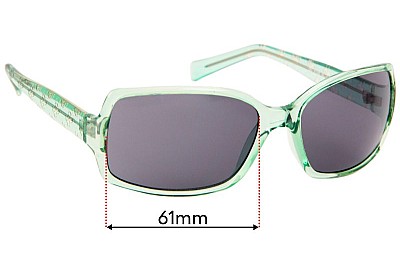 Guess GU6146 Replacement Lenses 61mm wide 