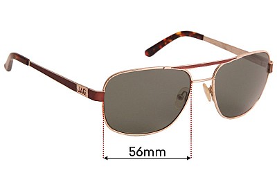 JAG 1344 Replacement Lenses 56mm wide 