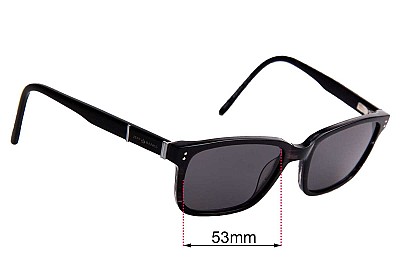 Jeff Banks JB Sun Rx 02 Lentes de Repuesto 53mm wide 