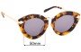 Sunglass Fix Replacement Lenses for Karen Walker Lunar Flowerpatch - 50mm Wide 