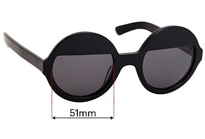 Ksubi Bellatrix  Replacement Lenses 51mm wide 