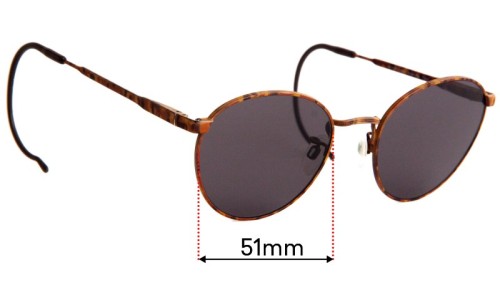 Sunglass Fix Ersatzgläser für Luxottica 9164 RS  - 51mm Wide 