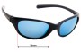 Sunglass Fix Replacement Lenses for Mako Barra 9381 + Barra 2 9475 - 56mm Wide 