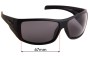 Sunglass Fix Replacement Lenses for Mangrove Jacks Desert Storm - 67mm Wide 