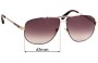 Sunglass Fix Lentilles de Remplacement pour Marc by Marc Jacobs MMJ 131/S - 61mm Wide 