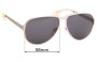 Sunglass Fix Lentilles de Remplacement pour Marc by Marc Jacobs MMJ 193/S - 58mm Wide 
